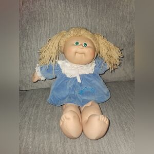 Cabbage Patch Kids doll Vintage 1978,1982 Blonde Hair Green Eyes